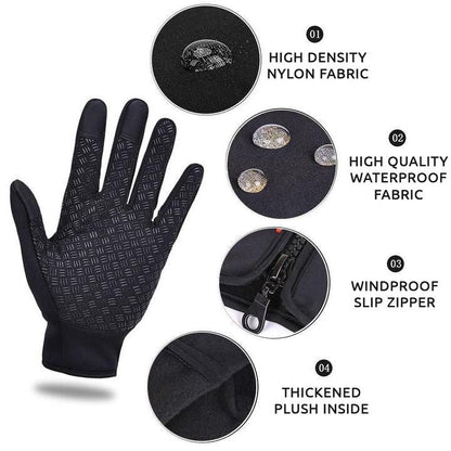 Thermal Winter Gloves with Heat Retention and Anti Slip Grip