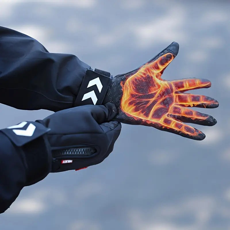 Thermal Winter Gloves with Heat Retention and Anti Slip Grip
