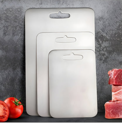 Thick Titanium Cutting Board with Non-Porous Surface