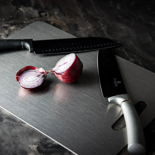 Thick Titanium Cutting Board with Non-Porous Surface