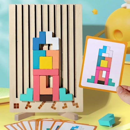 ThinkWood Wooden Puzzle Game Montessori Educational Learning Toy for Kids