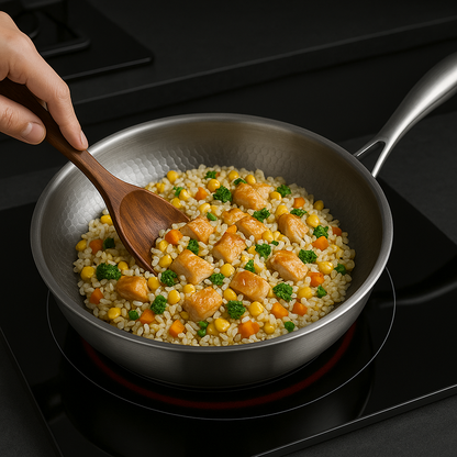 Titan Premium Titanium Frying Pan Non Coated Induction Ready