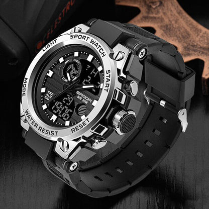 TitanGuard Military Men’s Watch Rugged Analog Digital Multifunction Timepiece