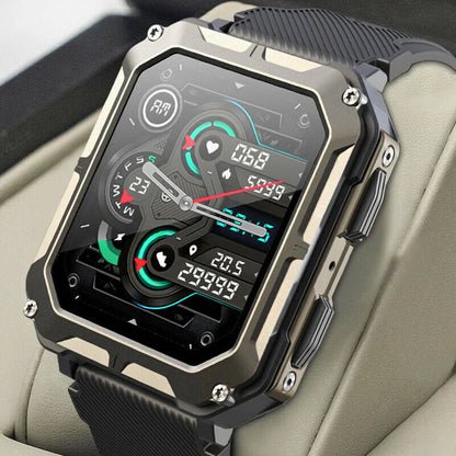 TitanGuard Rugged Smartwatch with Heart Rate and Activity Tracking