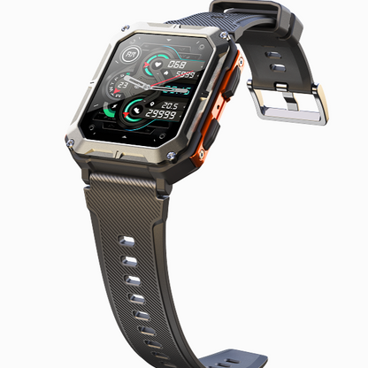TitanGuard Rugged Smartwatch with Heart Rate and Activity Tracking