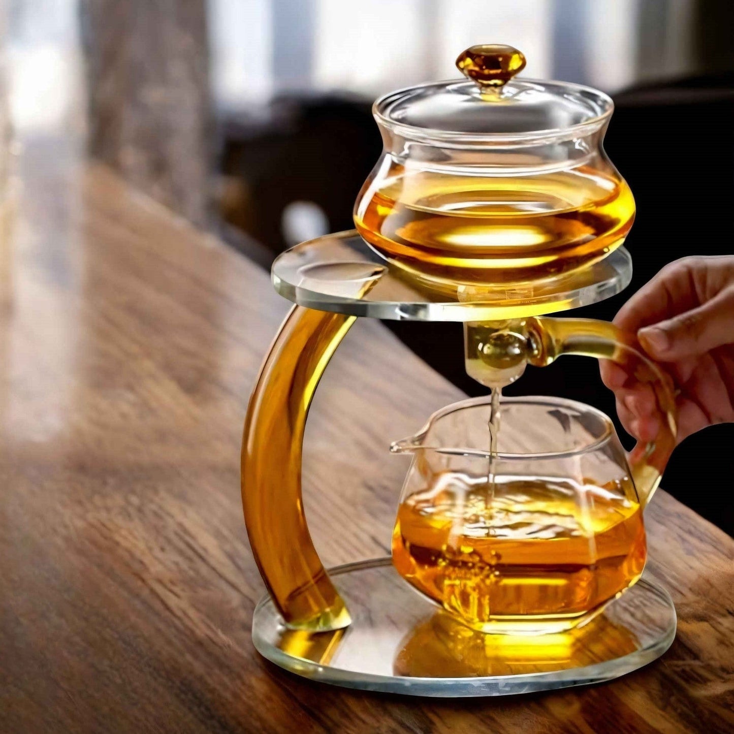 TranquiliTea Magnetic Glass Infuser Teapot