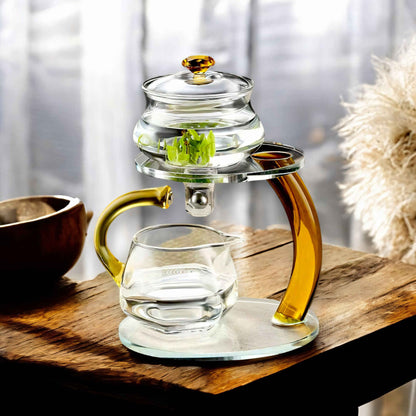 TranquiliTea Magnetic Glass Infuser Teapot
