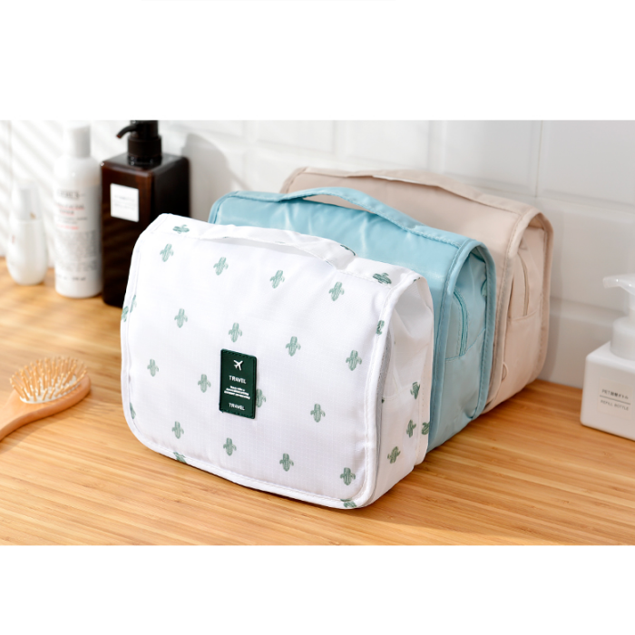 TravelEase Water Resistant Toiletry Bag with Hanging Hook