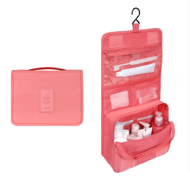 TravelEase Water Resistant Toiletry Bag with Hanging Hook