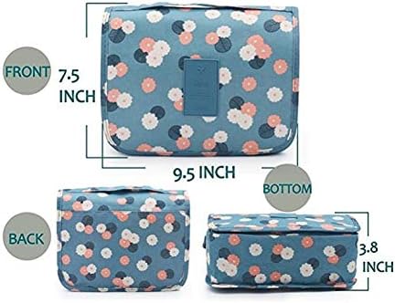 TravelEase Water Resistant Toiletry Bag with Hanging Hook