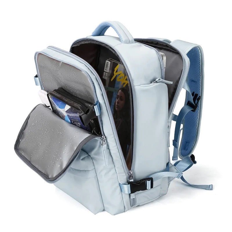 TrekVault Waterproof Backpack with Anti Theft Design and Laptop Compartment