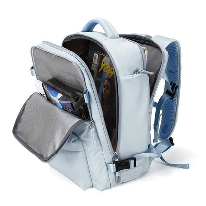 TrekVault Waterproof Backpack with Anti Theft Design and Laptop Compartment