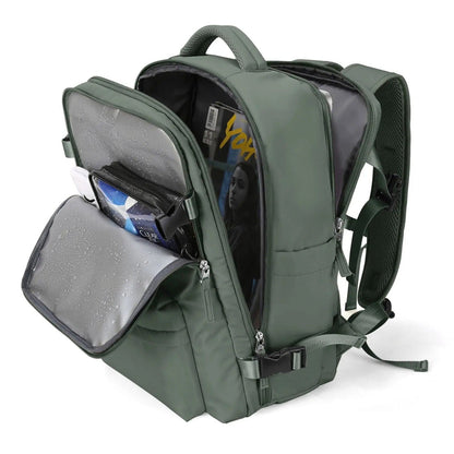 TrekVault Waterproof Backpack with Anti Theft Design and Laptop Compartment