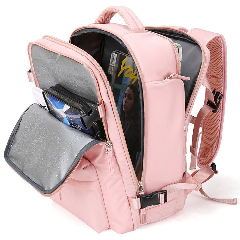 TrekVault Waterproof Backpack with Anti Theft Design and Laptop Compartment