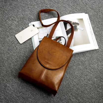 Trendy Leather Backpack for Women Stylish Everyday Travel Bag