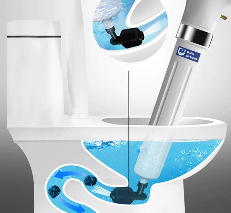 TurboFlush Pro High Pressure Drain Unblocker for Toilets and Sinks