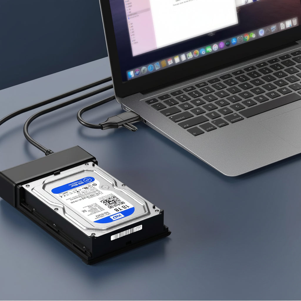 USB-3.0-SATA-Festplattengehäuse, unterstützt 22TB