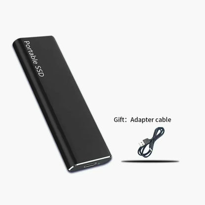 Tragbares USB-3.2-SSD-Speicherlaufwerk zur schnellen Dateisicherung