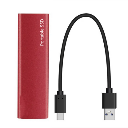 Tragbares USB-3.2-SSD-Speicherlaufwerk zur schnellen Dateisicherung