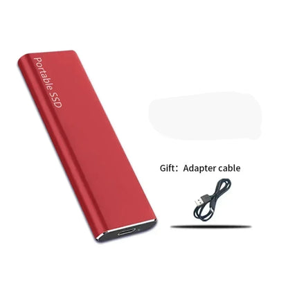 Tragbares USB-3.2-SSD-Speicherlaufwerk zur schnellen Dateisicherung