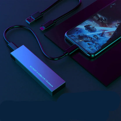 Custodia per SSD NVMe SATA USB C