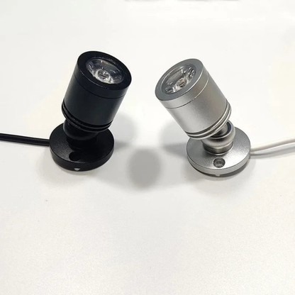 USB LED Spotlight Accent Light For Shelves Cabinets Display Areas