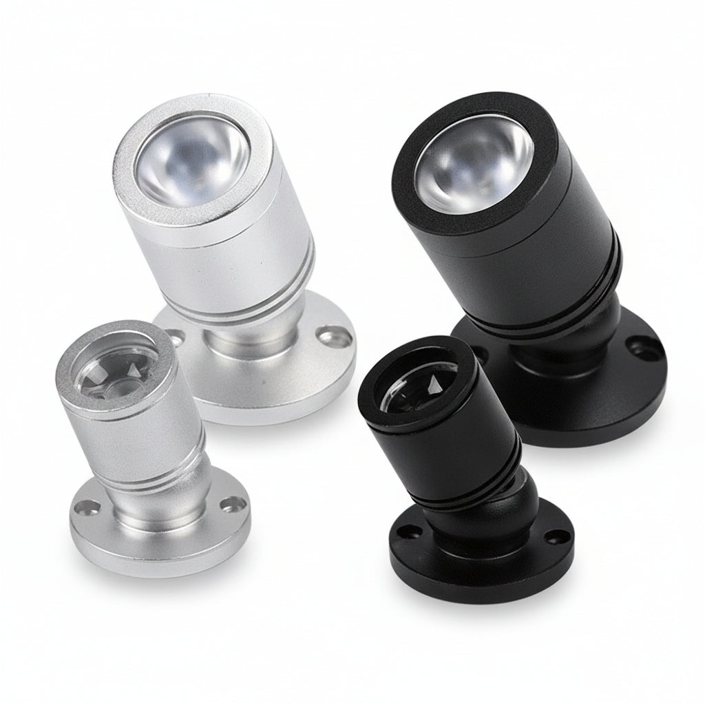 USB LED Spotlight Accent Light For Shelves Cabinets Display Areas