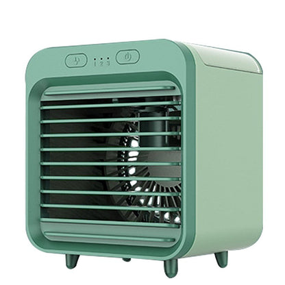 USB Mini Air Cooler and Humidifier with LED Ambient Light