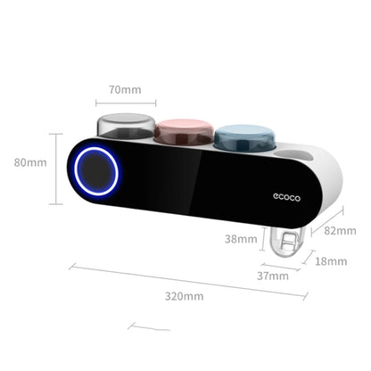 UV Toothbrush Sanitizer Holder Automatic Wall Mounted Organizer