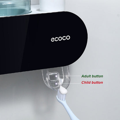 UV Toothbrush Sanitizer Holder Automatic Wall Mounted Organizer