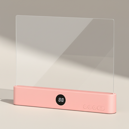 Ultra Thin LED Book Light USB Rechargeable Reading Lamp With Timer