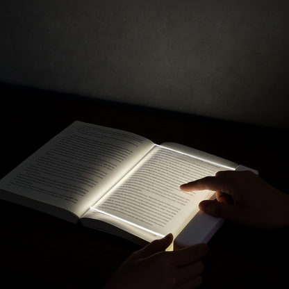 Ultra Thin LED Book Light USB Rechargeable Reading Lamp With Timer