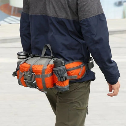 Ultralight Outdoor Waist Bag with Multiple Pockets and Adjustable Strap