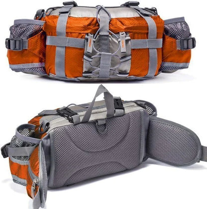 Ultralight Outdoor Waist Bag with Multiple Pockets and Adjustable Strap