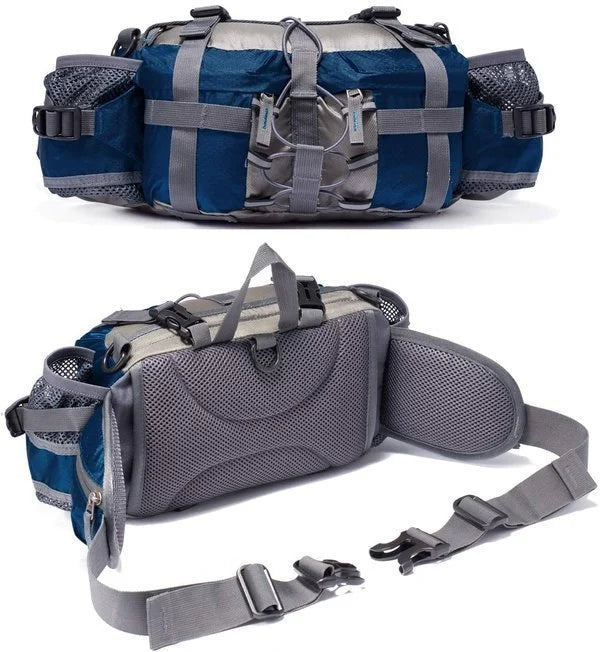 Ultralight Outdoor Waist Bag with Multiple Pockets and Adjustable Strap