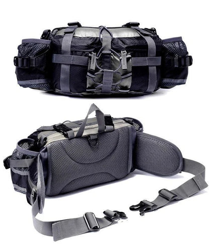 Ultralight Outdoor Waist Bag with Multiple Pockets and Adjustable Strap