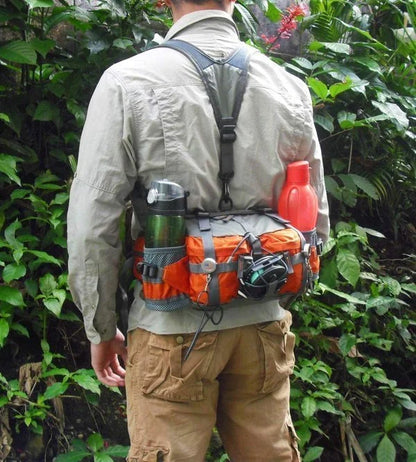 Ultralight Outdoor Waist Bag with Multiple Pockets and Adjustable Strap