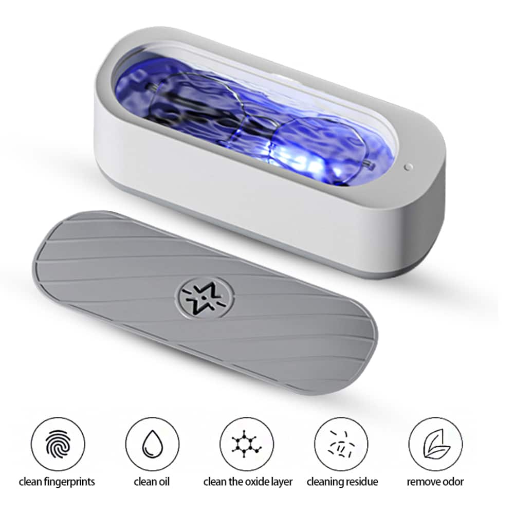 Ultrasonic Jewelry & Eyeglass Cleaner – 45 kHz Electric Cleaning Machine