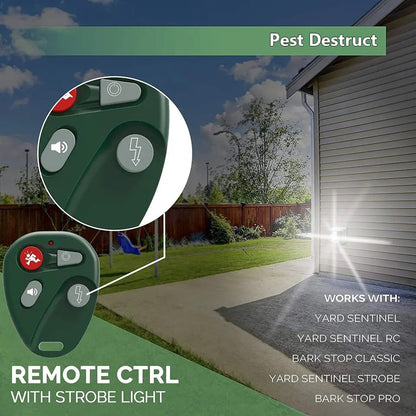 Ultrasonic Woodpecker Repeller with Solar Power & LED Deterrent