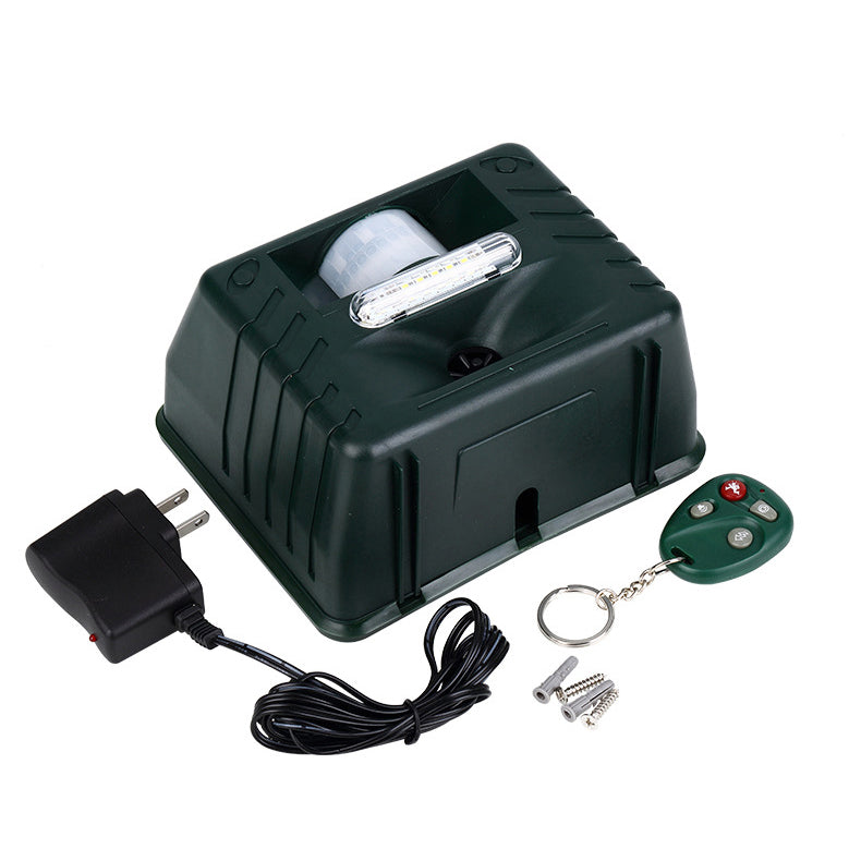 Ultrasonic Woodpecker Repeller with Solar Power & LED Deterrent