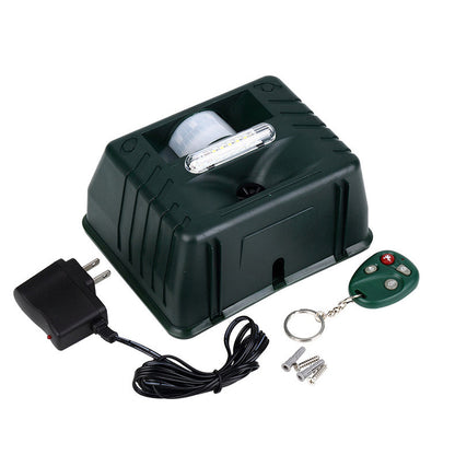 Ultrasonic Woodpecker Repeller with Solar Power & LED Deterrent