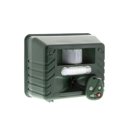 Ultrasonic Woodpecker Repeller with Solar Power & LED Deterrent