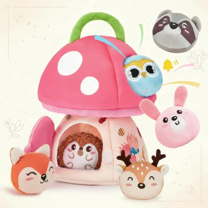 Unisex Forest-Themed Sensory Plush Toy