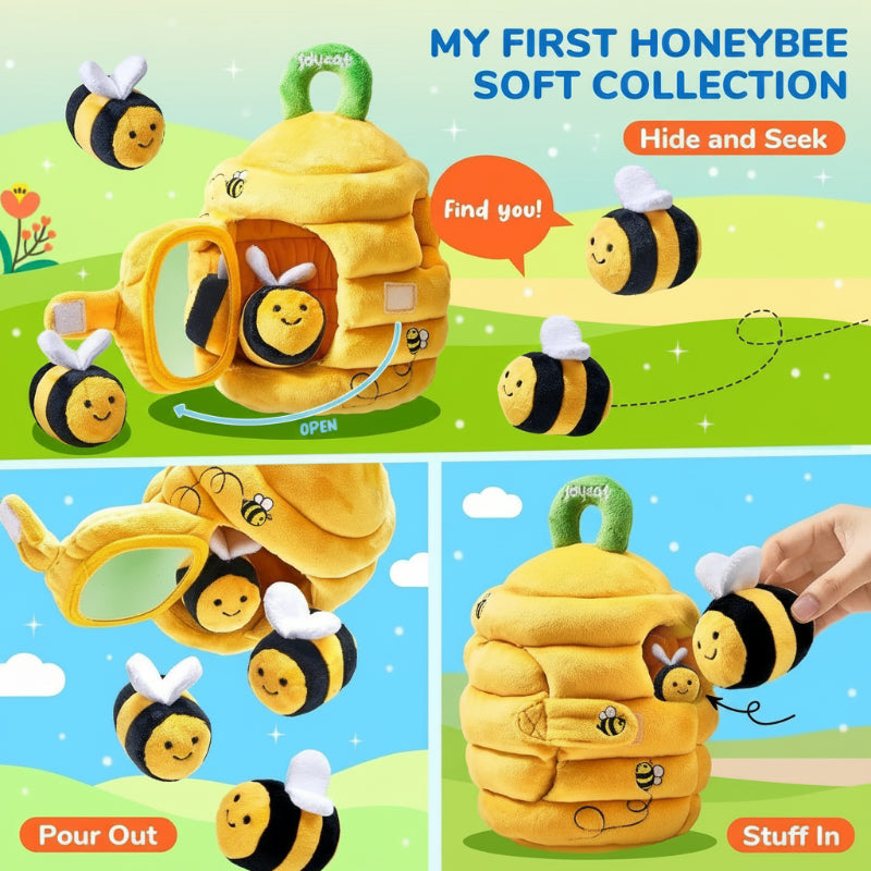 Unisex Forest-Themed Sensory Plush Toy