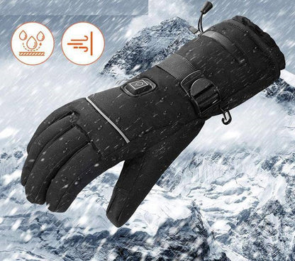 Unisex Heated Gloves with Rechargeable Battery and Touchscreen Control