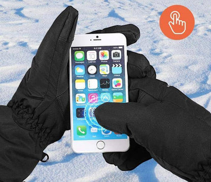 Unisex Heated Gloves with Rechargeable Battery and Touchscreen Control