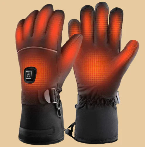 Unisex Heated Gloves with Rechargeable Battery and Touchscreen Control