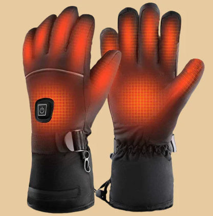 Unisex Heated Gloves with Rechargeable Battery and Touchscreen Control