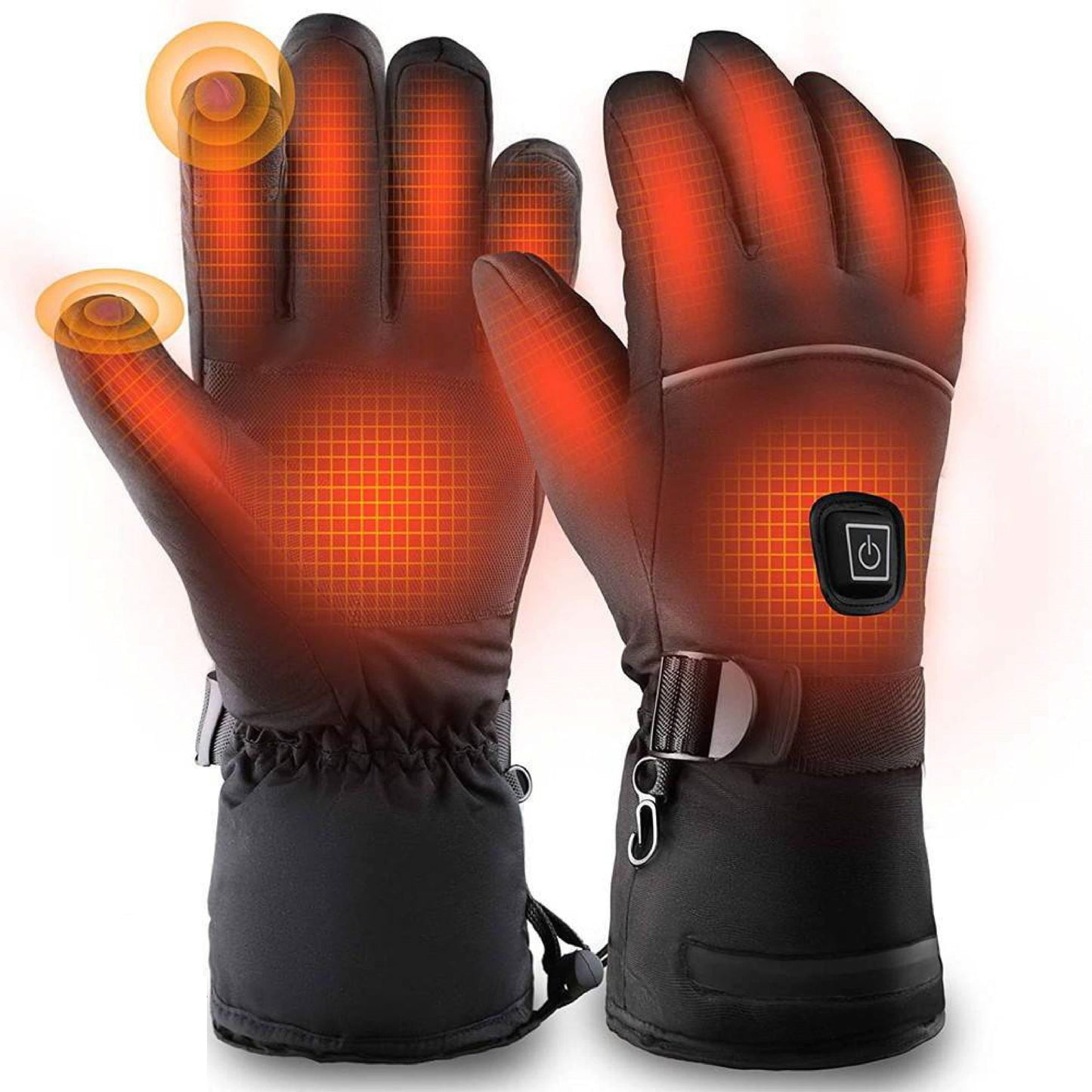 Unisex Heated Gloves with Rechargeable Battery and Touchscreen Control