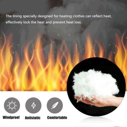 Giacca riscaldata unisex alimentata tramite USB, tre livelli di calore, abbigliamento da lavoro per esterni